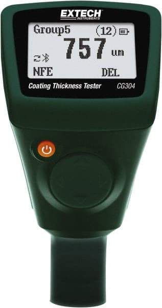 Extech - 0 to 78.7 mil LCD Coating Thickness Gage - For Use with Ferrous/Nonferrous Coatings - A1 Tooling