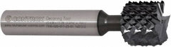 Controx - 13/16" Diam, 0.2" LOC, Square End, Powdered Metal Diamond Pattern Router Bit - Right Hand Cut, 2-45/64" OAL - A1 Tooling