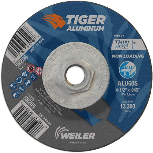 ‎4-1/2X.045 TIGER ALUM T27 C/O WHL - A1 Tooling