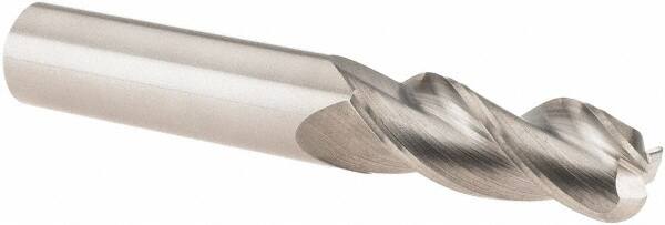 M.A. Ford - 3/8", 3 Flute, Solid Carbide, 1/8" Corner Radius End Mill - 2-1/2" OAL, 1" LOC - A1 Tooling