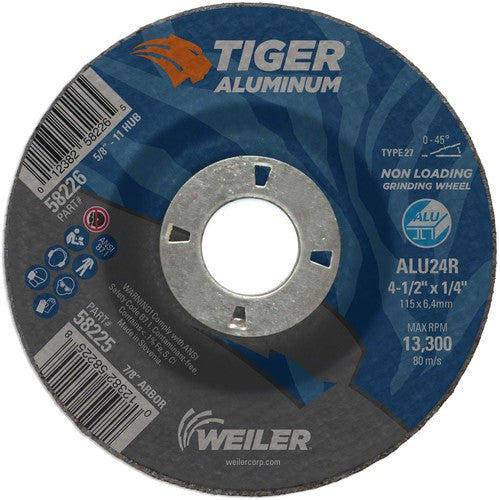 ‎4-1/2X1/4 TIGER ALUM T27 GRIND WHL - A1 Tooling