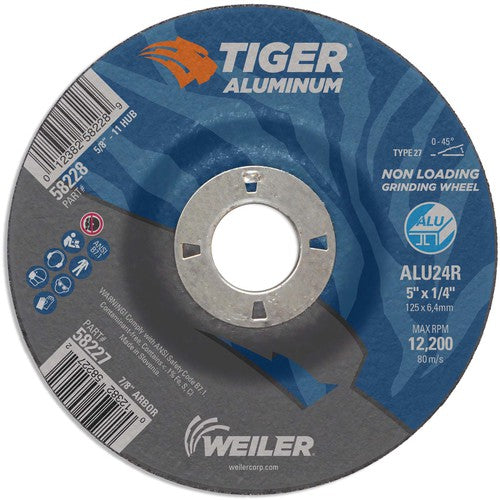 5X1/4 TIGER ALUM T27 GRIND WHL - A1 Tooling