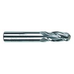 1 Dia. x 5 Overall Length 2-Flute Square End Solid Carbide SE End Mill-Round Shank-Center Cut-TiAlN - A1 Tooling