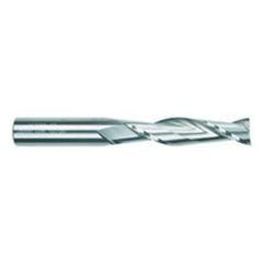 1/2 Dia. x 4 Overall Length 2-Flute Square End Solid Carbide SE End Mill-Round Shank-Center Cut-Uncoated - A1 Tooling