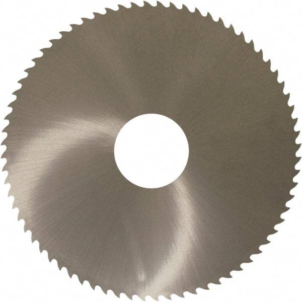 Controx - 2" Diam x 0.01" Blade Thickness x 1/2" Arbor Hole Diam, 40 Tooth Slitting and Slotting Saw - Arbor Connection, Right Hand, Uncoated, Solid Carbide, 15° Rake, Concave Ground - A1 Tooling