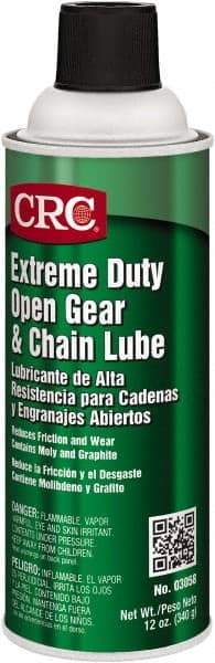 CRC - 16 oz Aerosol Extreme Pressure Chain & Cable Lubricant - Black, -25 to 350°F - A1 Tooling