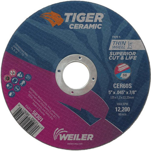 5X.045 TIGER CERAMIC T1 C/O WHL - A1 Tooling