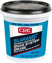 CRC - 9 oz Tub Polydimethylsiloxane High Temperature Grease - Off White, High/Low Temperature, 3000°F Max Temp, NLGIG 2, - A1 Tooling