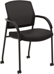 Hon - 34-1/2" High Guest Chair - 23" Wide x 24-3/4" Deep, Fabric Mesh Seat, Black - A1 Tooling