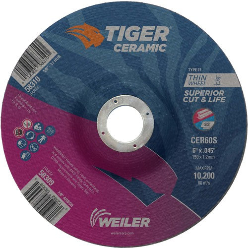 6X.045 TIGER CERAMIC T27 C/O WHL - A1 Tooling