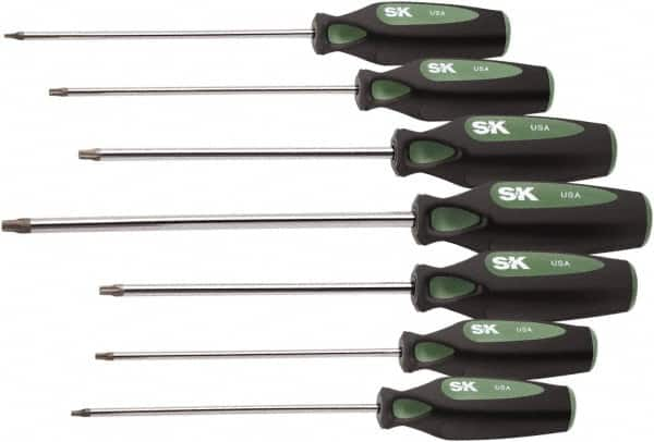 SK - 7 Piece T10 to T40 Ergonomic Handle Torx Driver Set - A1 Tooling