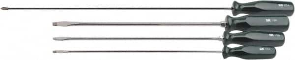 SK - 4 Piece Phillips & Slotted Screwdriver Set - Bit Sizes: Philips #2 - A1 Tooling