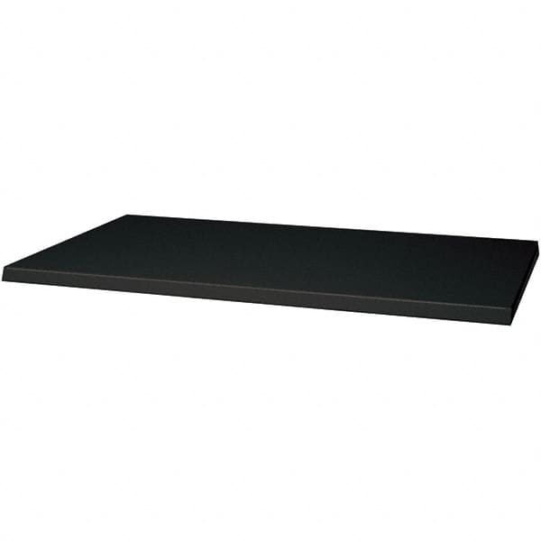 Hallowell - Charcoal, Galvannealed Sheet Steel, Cabinet Shelf - 48" Wide x 24" Deep x 1" High Body - A1 Tooling