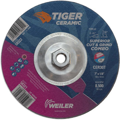 7X1/8 TIGER CERAMIC T27 COMBO WHL - A1 Tooling