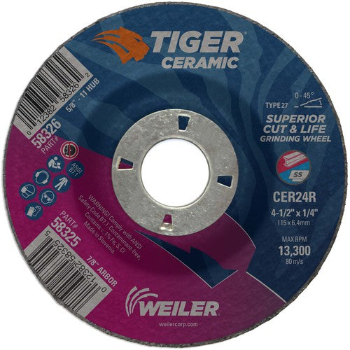 ‎4-1/2X1/4 TIGER CERAMIC TYPE - A1 Tooling