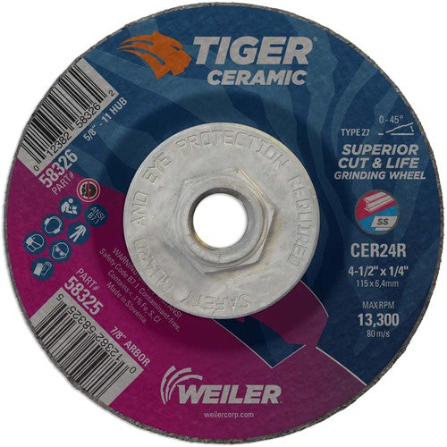 ‎4-1/2X1/4 TIGER CERAMIC TYPE - A1 Tooling