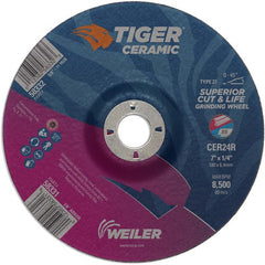 7X1/4 TIGER CERAMIC T27 GRIND WHL - A1 Tooling