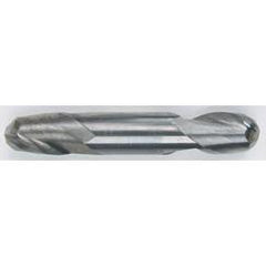 3/16 Dia. - 2 OAL - Solid Carbide - Bright - Ball Nose DE EM-2 FL - A1 Tooling