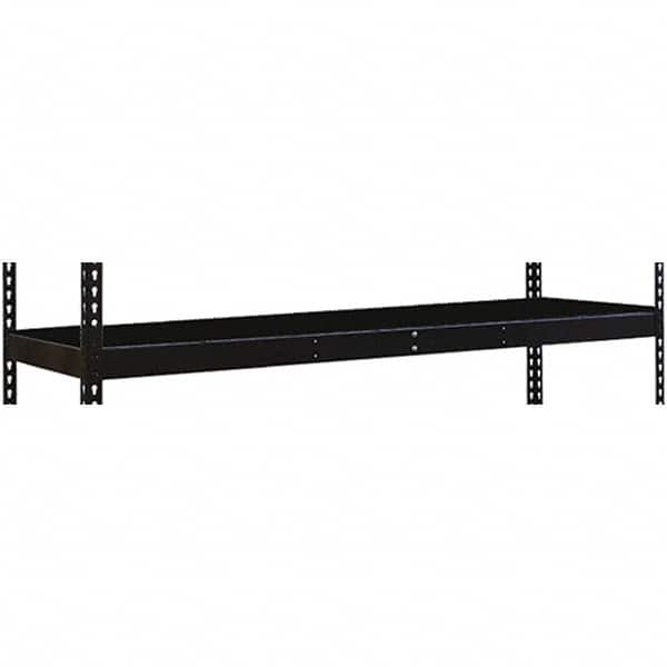 Hallowell - 60" Wide, Open Shelving Accessory/Component - 36" Deep, Use with Black Rivetwell Double Rivet Boltless Shelving - A1 Tooling