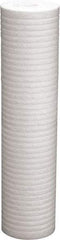 Value Collection - 4-3/8" OD, 25µ, Polypropylene Melt Blown-Thermal Bonded Cartridge Filter - 20" Long, Reduces Dirt & Rust - A1 Tooling