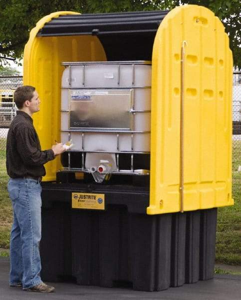 Justrite - IBC Storage Lockers Type: Outdoor Shed w/Pallet Number of Totes: 1 - A1 Tooling