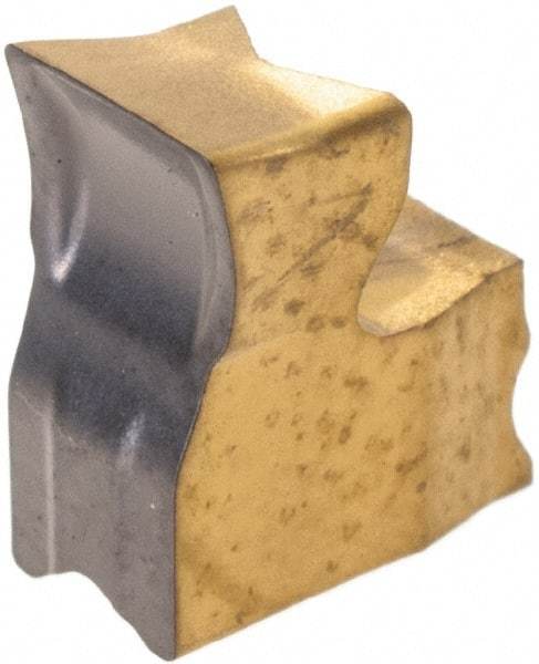 Iscar - 4MTNF M Grade IC808, 4mm Cutting Width Carbide Grooving Insert - Neutral, 0.25mm Corner Radius, TiAlN Finish - A1 Tooling