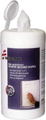 Ability One - Pre-Moistened White Board Wipes - Center Pull, 4-1/4" x 6-1/4" Sheet Size, White - A1 Tooling