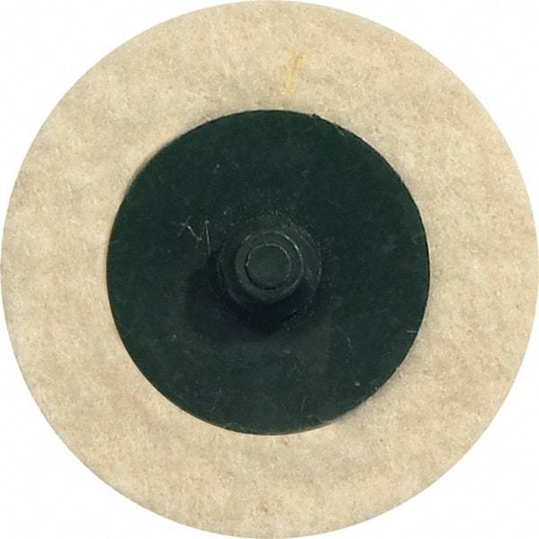 WALTER Surface Technologies - 3" Diam, Unmounted Buffing Wheel - Quick Change Felt Disc - A1 Tooling