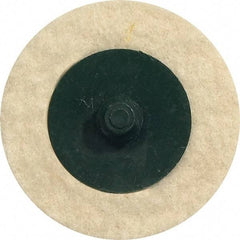 WALTER Surface Technologies - 3" Diam, Unmounted Buffing Wheel - Quick Change Felt Disc - A1 Tooling