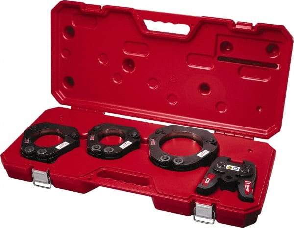 Milwaukee Tool - 2-1/2 to 4 Inch Pipe Capacity, 2-1/2 to 4 Inch Jaw Range, Press Ring Kit - A1 Tooling