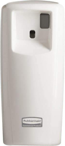 Rubbermaid - 0.019 Cu Ft Coverage, White Metered Aerosol Dispenser - D Battery Required - A1 Tooling