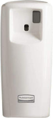 Rubbermaid - 0.019 Cu Ft Coverage, White Metered Aerosol Dispenser - D Battery Required - A1 Tooling