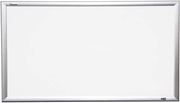 Ability One - 2" High x 40" Wide Porcelain on Steel Magnetic Marker Board - Porcelain, 64" Deep - A1 Tooling