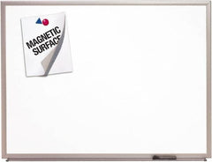 Ability One - 2" High x 53" Wide Erasable Melamine Marker Boards - Melamine, 77" Deep - A1 Tooling