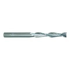 1/2 Dia. x 6 Overall Length 2-Flute Square End Solid Carbide SE End Mill-Round Shank-Center Cut-TiAlN - A1 Tooling