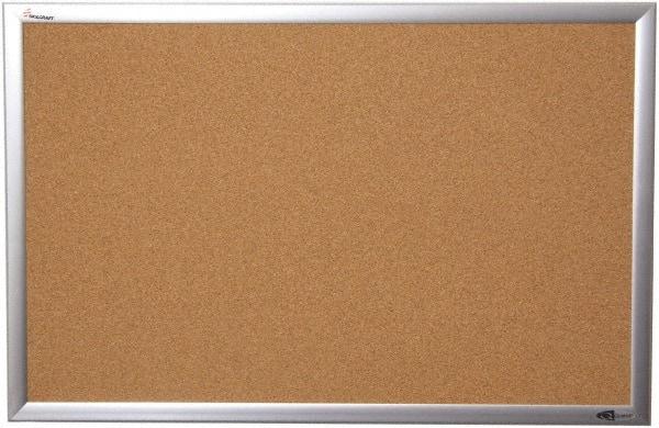 Ability One - 36" Wide x 2" High Self-Heal Cork Bulletin Board - Natural (Color) - A1 Tooling