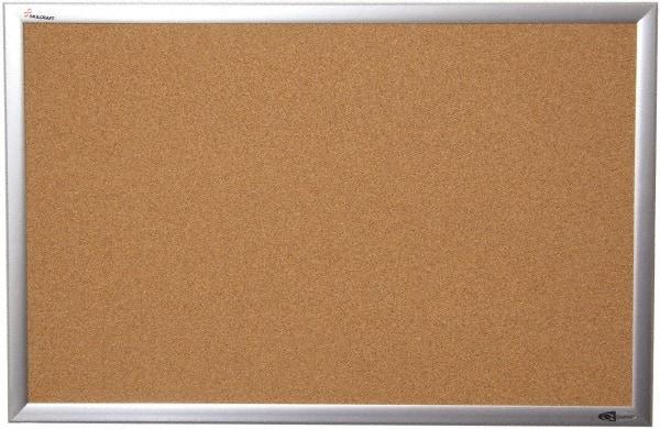 Ability One - 22" Wide x 2" High Self-Heal Cork Bulletin Board - Natural (Color) - A1 Tooling