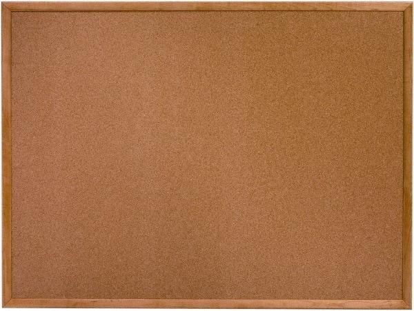 Ability One - 26" Wide x 2" High Self-Heal Cork Bulletin Board - Natural (Color) - A1 Tooling