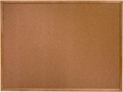 Ability One - 26" Wide x 2" High Self-Heal Cork Bulletin Board - Natural (Color) - A1 Tooling