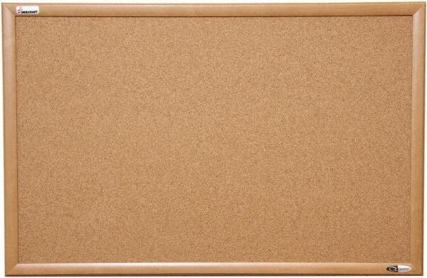 Ability One - 37" Wide x 2" High Self-Heal Cork Bulletin Board - Natural (Color) - A1 Tooling