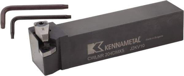 Kennametal - CWLN-MX, Right Hand Cut, -5° Lead Angle, 32mm Shank Height x 25mm Shank Width, Negative Rake Indexable Turning Toolholder - 170mm OAL, WN..0807.. Insert Compatibility, Series MTS - A1 Tooling