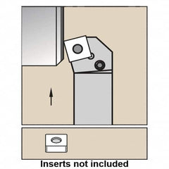 Kennametal - PSKN, Right Hand Cut, 15° Lead Angle, 20mm Shank Height x 20mm Shank Width, Negative Rake Indexable Turning Toolholder - 125mm OAL, SN..1204.. Insert Compatibility, Series Kenlever - A1 Tooling