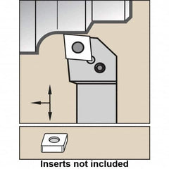 Kennametal - PCLN, Right Hand Cut, -5° Lead Angle, 32mm Shank Height x 25mm Shank Width, Negative Rake Indexable Turning Toolholder - 170mm OAL, CN... 190612 Insert Compatibility, Series PCLN - A1 Tooling