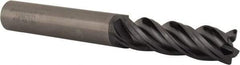 Kennametal - 1/2", 4 Flute, Single End, Solid Carbide, 0.03" Corner Radius End Mill - 4" OAL, 38° Helix, Right Hand Flute, 1-5/8" LOC, Right Hand Cut - A1 Tooling