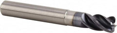 Kennametal - 10mm, 4 Flute, Single End, Solid Carbide, 0.5mm Corner Radius End Mill - 76mm OAL, 38° Helix, Right Hand Flute, 15mm LOC, Right Hand Cut, 30mm Extended Reach - A1 Tooling