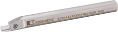 Kennametal - A4SS, Internal, Right Hand, 14mm Max Depth of Cut, 3mm Min Groove Width, Indexable Grooving Tool Holder - A4G0300M3SP04B Insert Compatibility, 1" Shank Width, 203.5mm OAL, Through Coolant - A1 Tooling