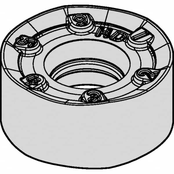 Kennametal - RNPJ1204M0 Grade KC725M Carbide Turning Insert - TiCN Finish, Round, 12mm Inscr Circle, 3/16" Thick - A1 Tooling