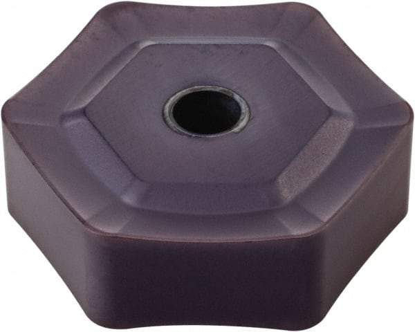 Kennametal - HNPX5354 Grade KC514M Carbide Milling Insert - TiAlN Finish, 7/32" Thick, 0.6378" Inscribed Circle, 1/16" Corner Radius - A1 Tooling