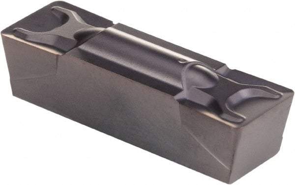 Kennametal - 375G GMN Grade KCU10, 9.53mm Cutting Width Carbide Grooving Insert - 7.95mm Max Depth of Cut, Neutral, 0.79mm Corner Radius, AlTiN Finish - A1 Tooling