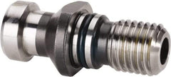 Kennametal - A Style, DV50 Taper, M24x3 Thread, 75° Angle Radius, Standard Retention Knob - 2.9134" OAL, 1.1012" Knob Diam, 1.3386" from Knob to Flange, 0.9831" Pilot Diam, 0.4547" Coolant Hole, Through Coolant - Exact Industrial Supply